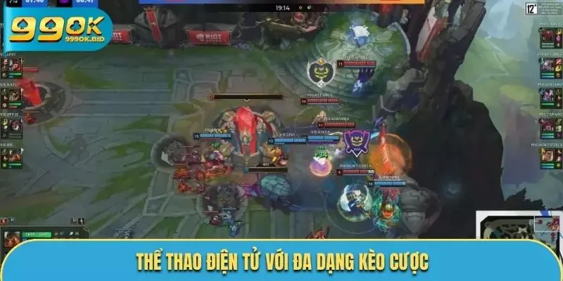 Thể thao điện tử với đa dạng kèo cược